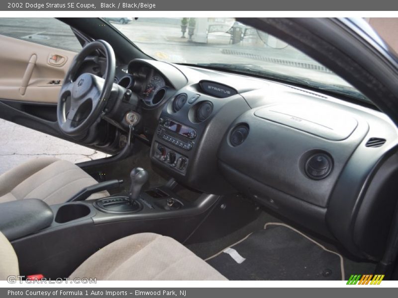 Black / Black/Beige 2002 Dodge Stratus SE Coupe