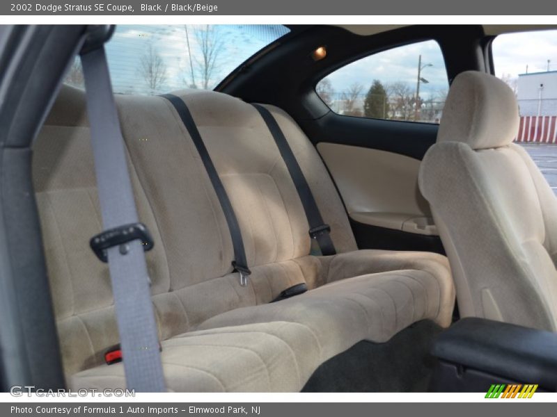  2002 Stratus SE Coupe Black/Beige Interior