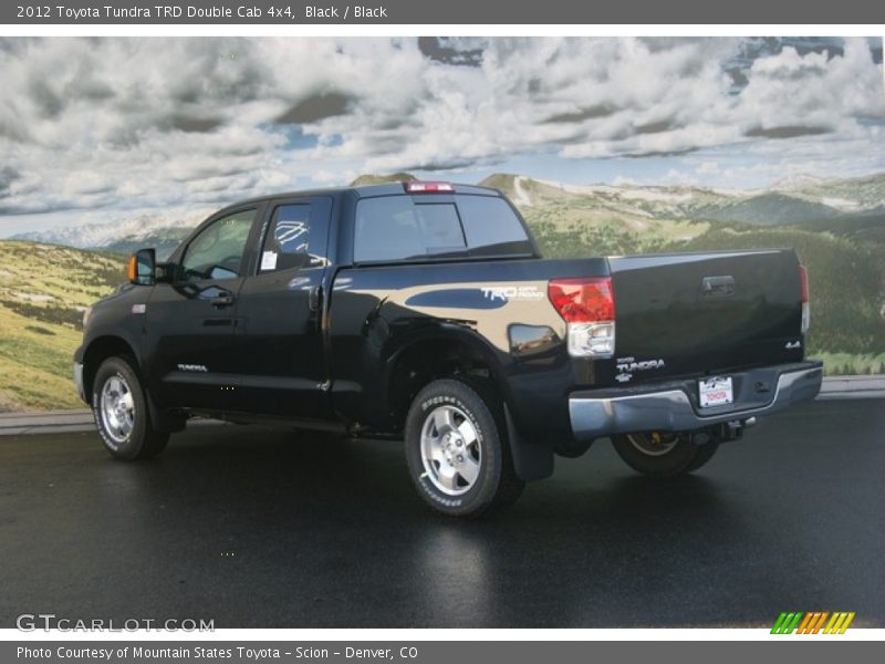 Black / Black 2012 Toyota Tundra TRD Double Cab 4x4