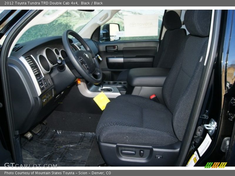 Black / Black 2012 Toyota Tundra TRD Double Cab 4x4