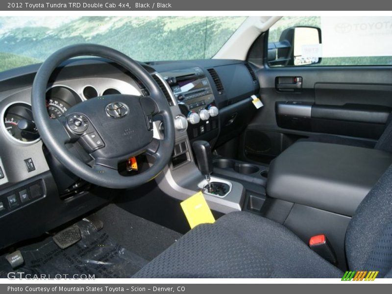 Black / Black 2012 Toyota Tundra TRD Double Cab 4x4