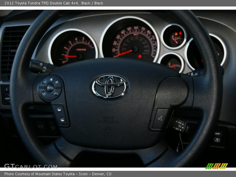 Black / Black 2012 Toyota Tundra TRD Double Cab 4x4