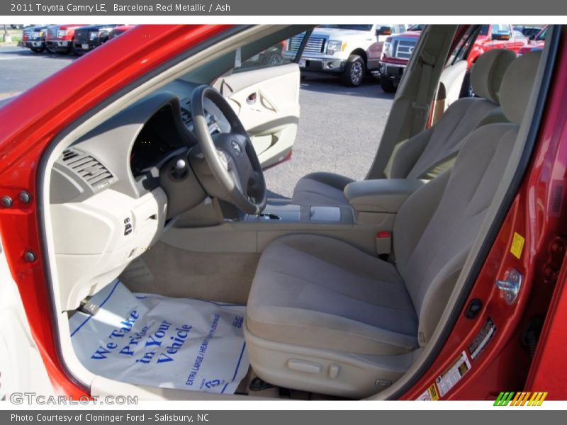 Barcelona Red Metallic / Ash 2011 Toyota Camry LE