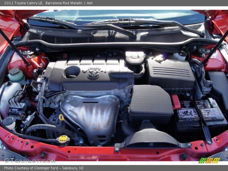 Barcelona Red Metallic / Ash 2011 Toyota Camry LE