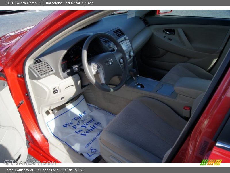 Barcelona Red Metallic / Ash 2011 Toyota Camry LE