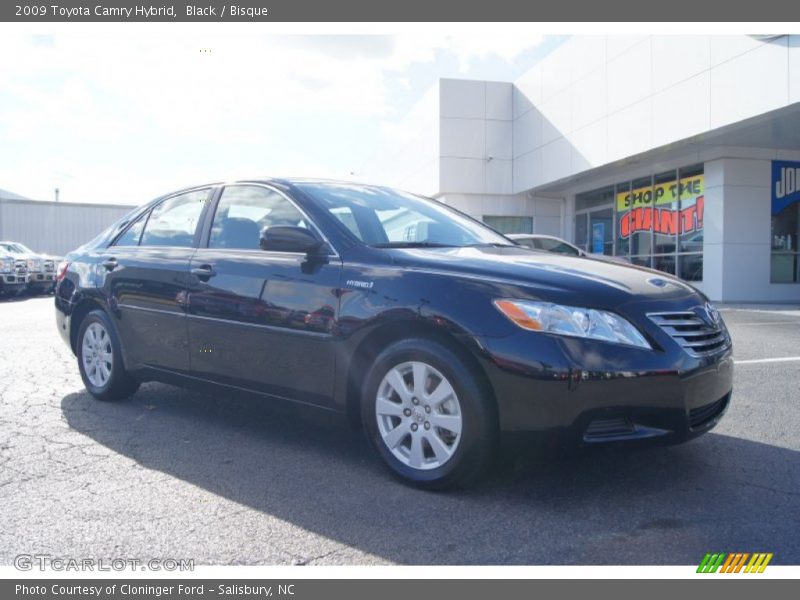 Black / Bisque 2009 Toyota Camry Hybrid