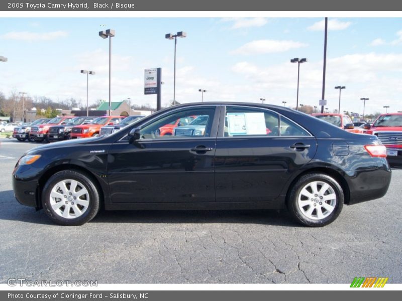 Black / Bisque 2009 Toyota Camry Hybrid
