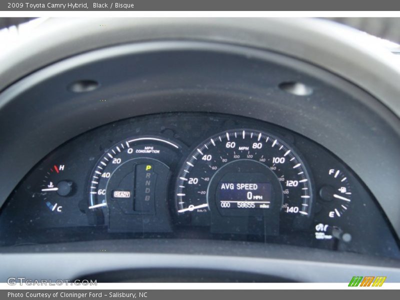 Black / Bisque 2009 Toyota Camry Hybrid