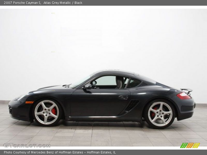 Atlas Grey Metallic / Black 2007 Porsche Cayman S