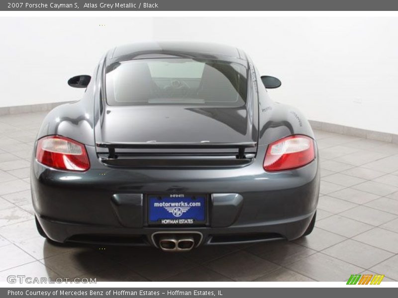 Atlas Grey Metallic / Black 2007 Porsche Cayman S