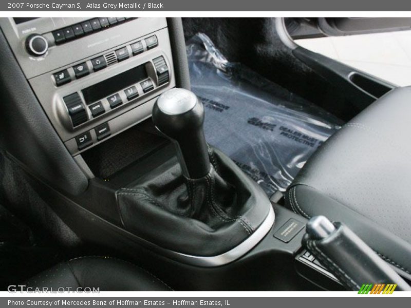 Atlas Grey Metallic / Black 2007 Porsche Cayman S