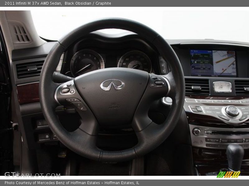 Black Obsidian / Graphite 2011 Infiniti M 37x AWD Sedan