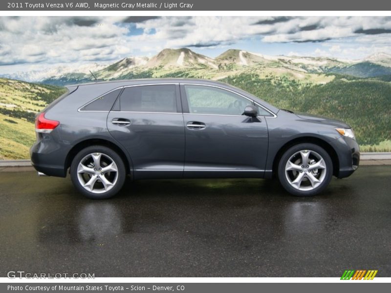 Magnetic Gray Metallic / Light Gray 2011 Toyota Venza V6 AWD