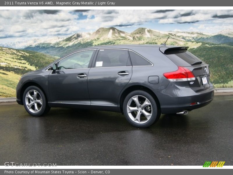 Magnetic Gray Metallic / Light Gray 2011 Toyota Venza V6 AWD