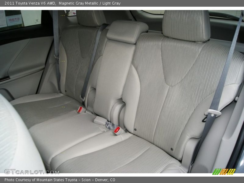 Magnetic Gray Metallic / Light Gray 2011 Toyota Venza V6 AWD