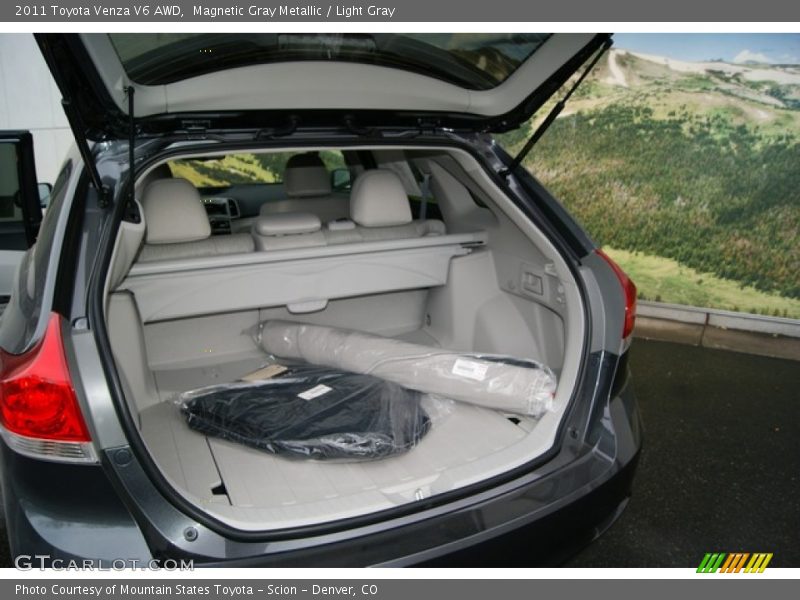 Magnetic Gray Metallic / Light Gray 2011 Toyota Venza V6 AWD