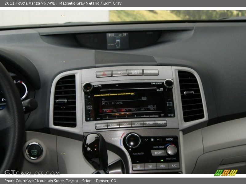 Magnetic Gray Metallic / Light Gray 2011 Toyota Venza V6 AWD