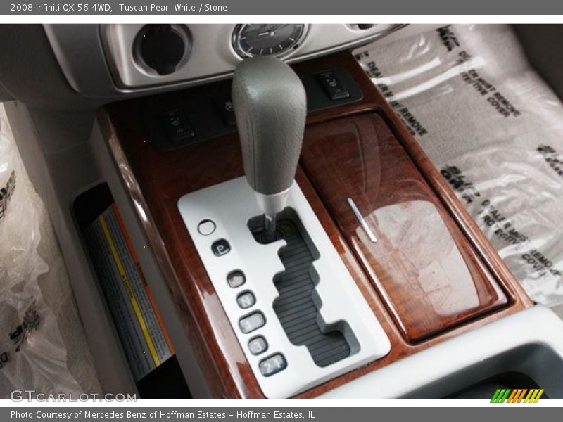 Tuscan Pearl White / Stone 2008 Infiniti QX 56 4WD