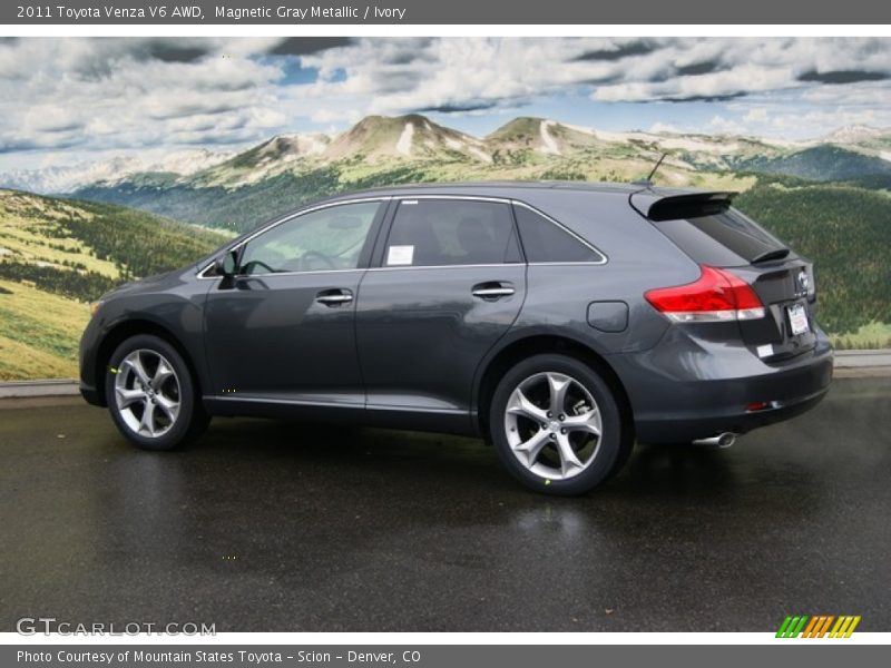 Magnetic Gray Metallic / Ivory 2011 Toyota Venza V6 AWD