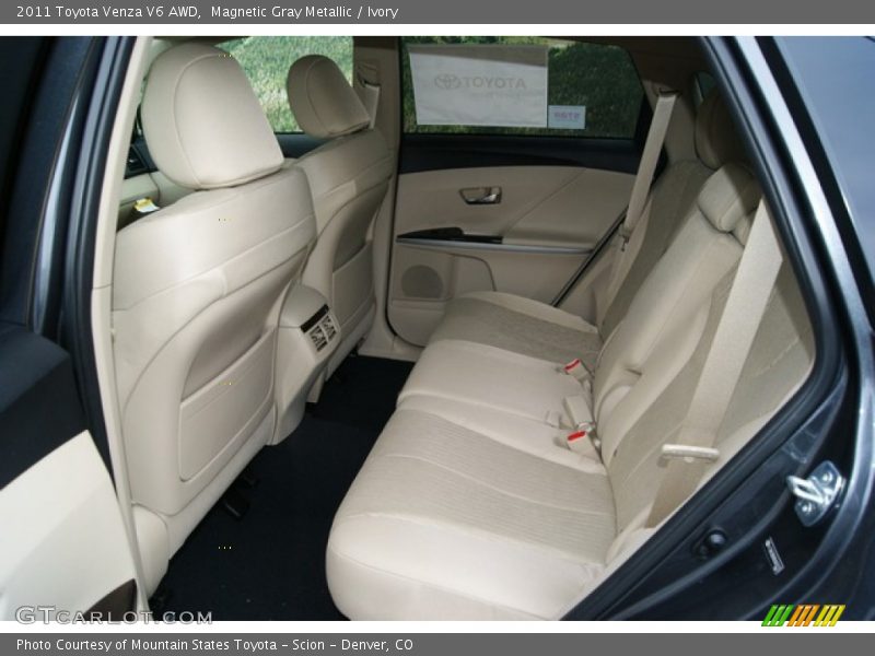 Magnetic Gray Metallic / Ivory 2011 Toyota Venza V6 AWD