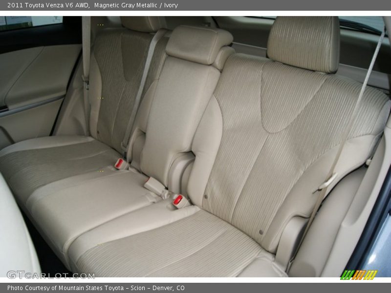Magnetic Gray Metallic / Ivory 2011 Toyota Venza V6 AWD