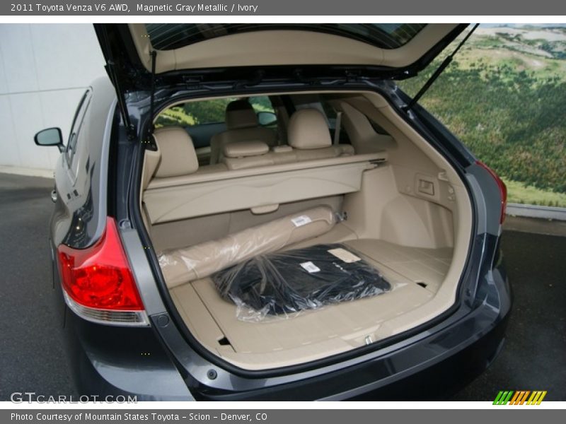 Magnetic Gray Metallic / Ivory 2011 Toyota Venza V6 AWD
