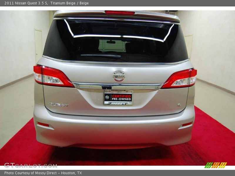 Titanium Beige / Beige 2011 Nissan Quest 3.5 S