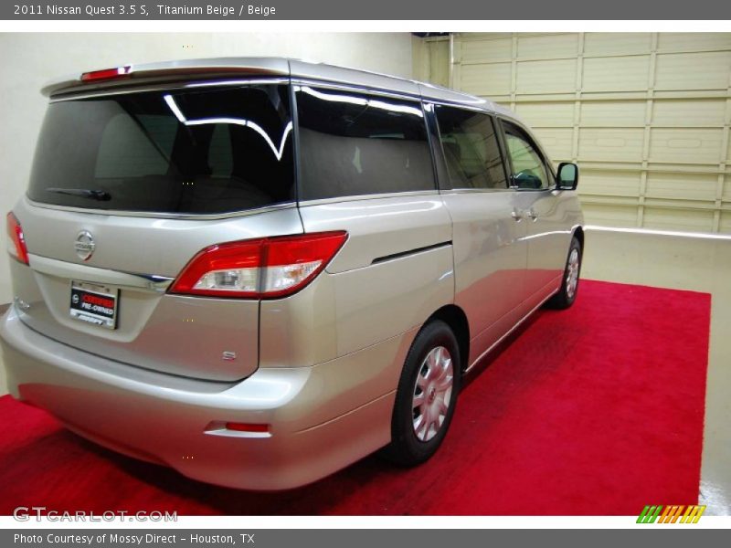 Titanium Beige / Beige 2011 Nissan Quest 3.5 S