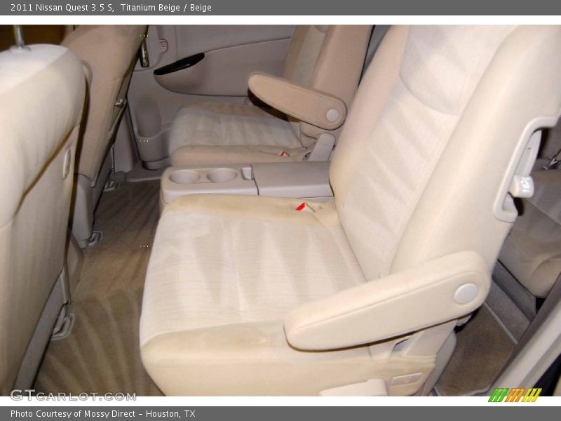  2011 Quest 3.5 S Beige Interior