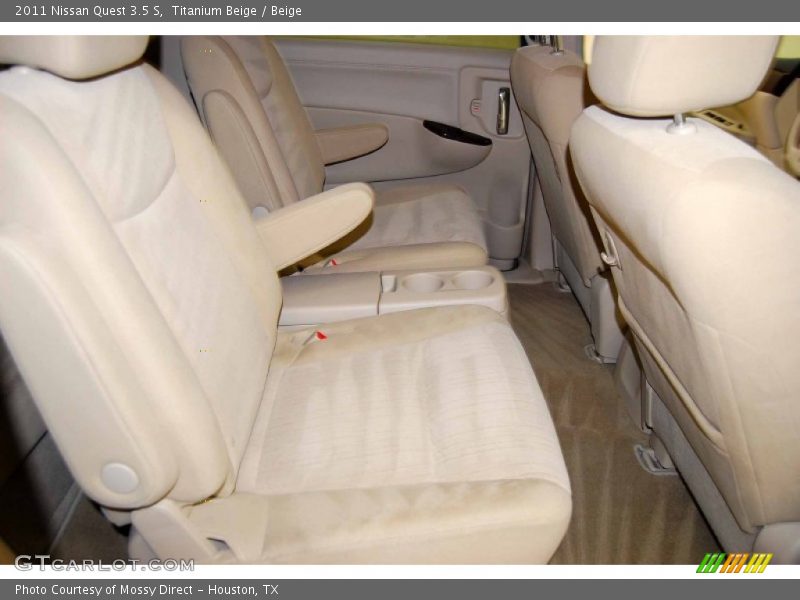  2011 Quest 3.5 S Beige Interior