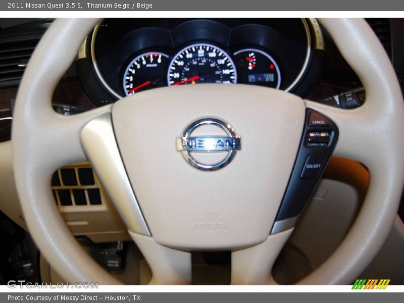 Titanium Beige / Beige 2011 Nissan Quest 3.5 S