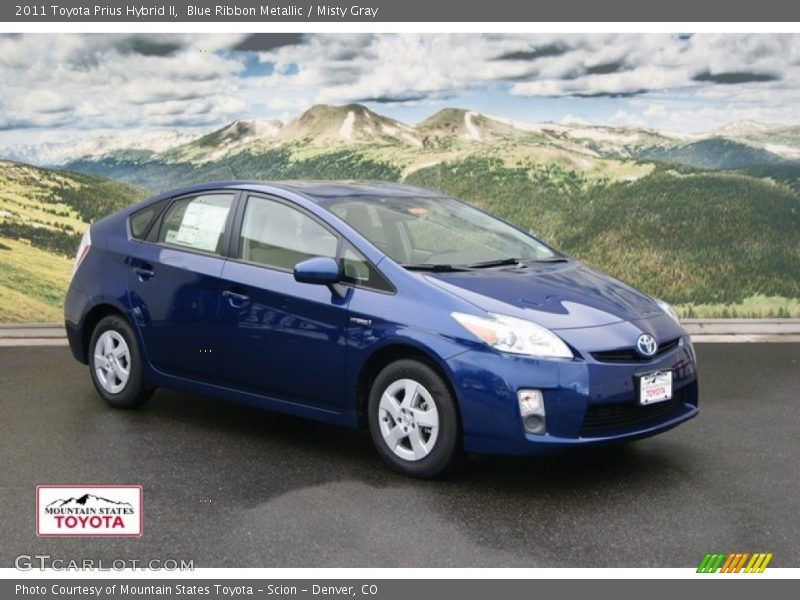 Blue Ribbon Metallic / Misty Gray 2011 Toyota Prius Hybrid II