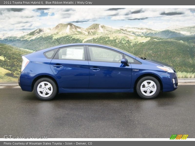 Blue Ribbon Metallic / Misty Gray 2011 Toyota Prius Hybrid II