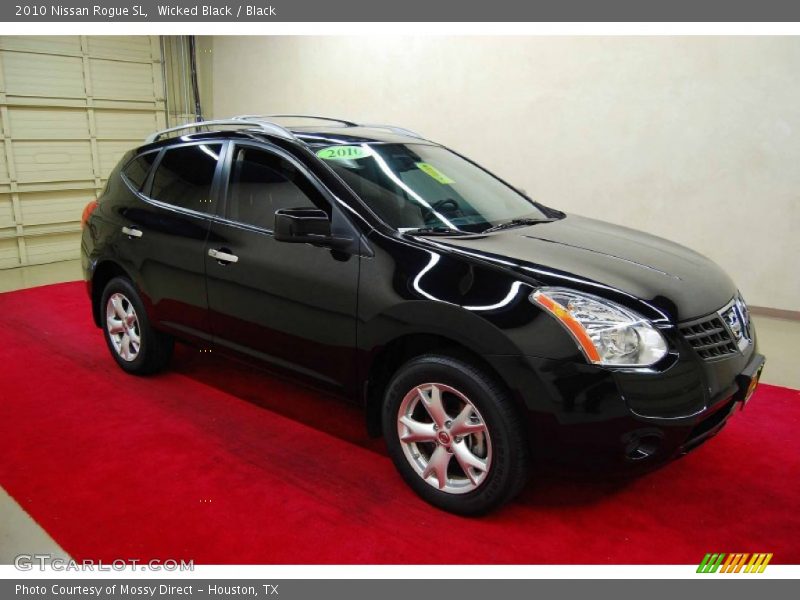 Wicked Black / Black 2010 Nissan Rogue SL