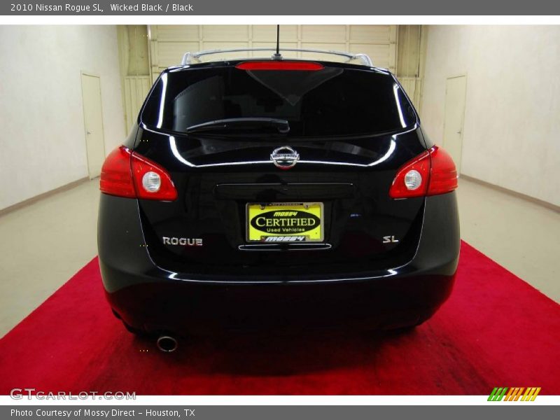 Wicked Black / Black 2010 Nissan Rogue SL