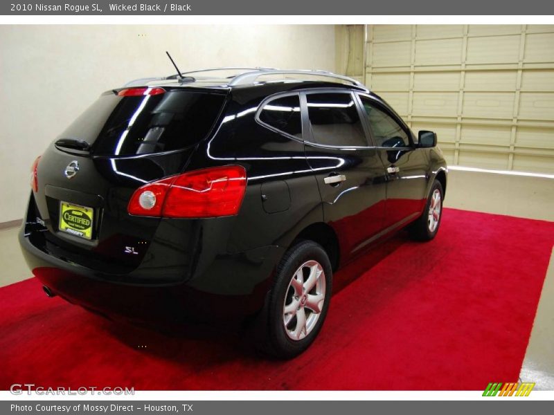 Wicked Black / Black 2010 Nissan Rogue SL