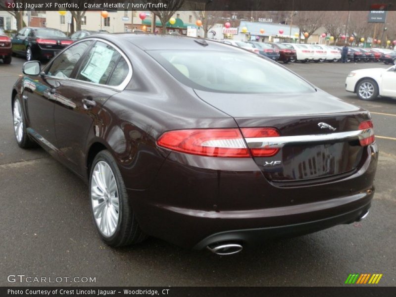 Caviar Metallic / Ivory/Truffle 2012 Jaguar XF Portfolio