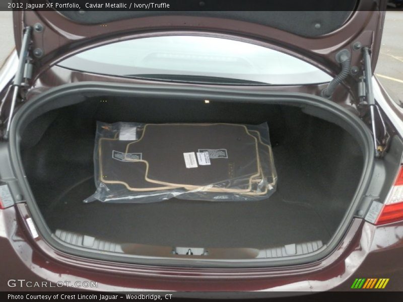 Caviar Metallic / Ivory/Truffle 2012 Jaguar XF Portfolio