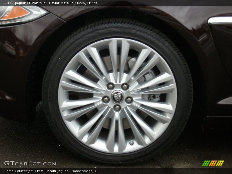 Caviar Metallic / Ivory/Truffle 2012 Jaguar XF Portfolio