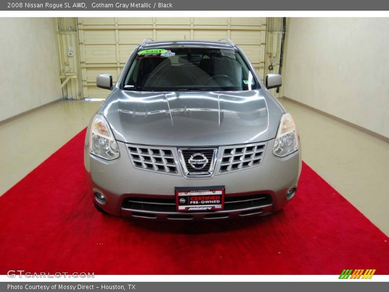 Gotham Gray Metallic / Black 2008 Nissan Rogue SL AWD