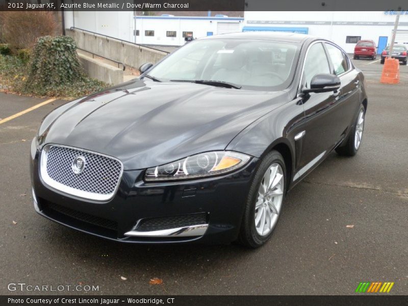 Azurite Blue Metallic / Dove/Warm Charcoal 2012 Jaguar XF
