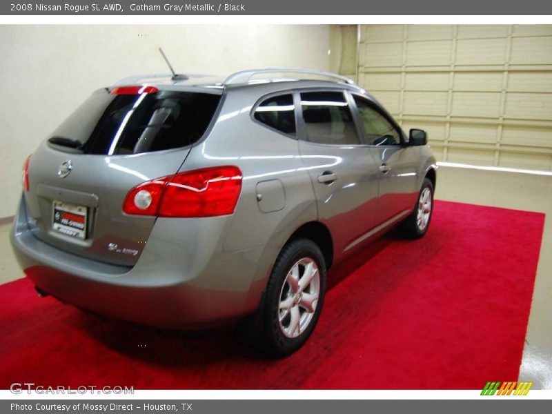 Gotham Gray Metallic / Black 2008 Nissan Rogue SL AWD