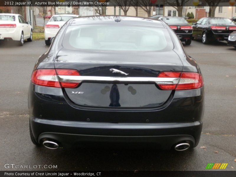 Azurite Blue Metallic / Dove/Warm Charcoal 2012 Jaguar XF
