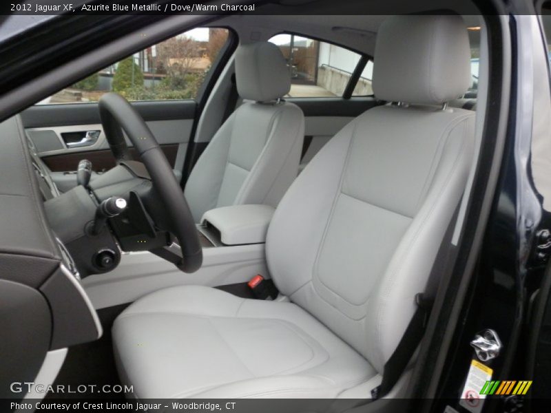 Azurite Blue Metallic / Dove/Warm Charcoal 2012 Jaguar XF