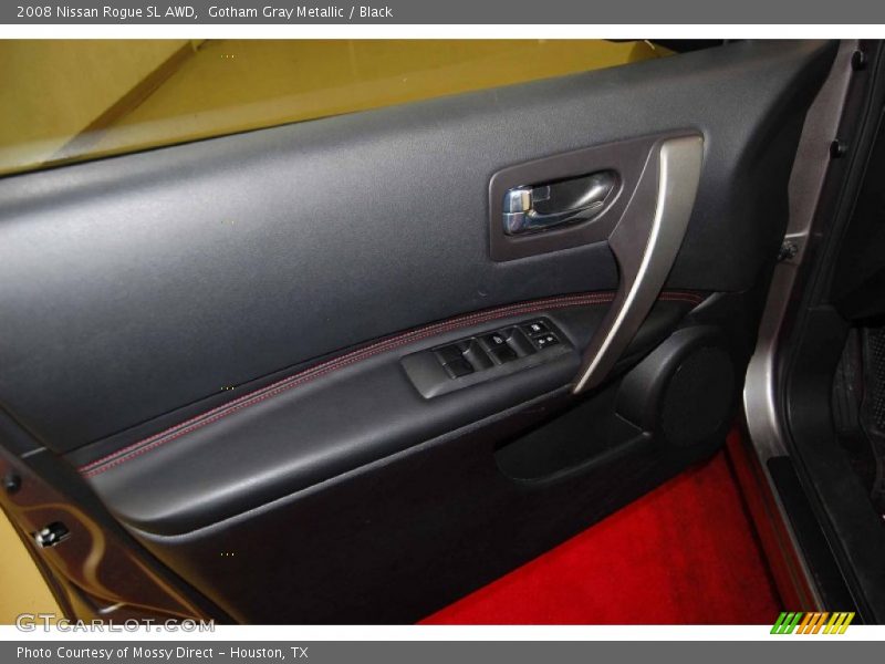 Gotham Gray Metallic / Black 2008 Nissan Rogue SL AWD