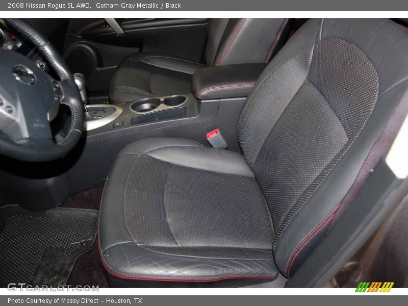 Gotham Gray Metallic / Black 2008 Nissan Rogue SL AWD