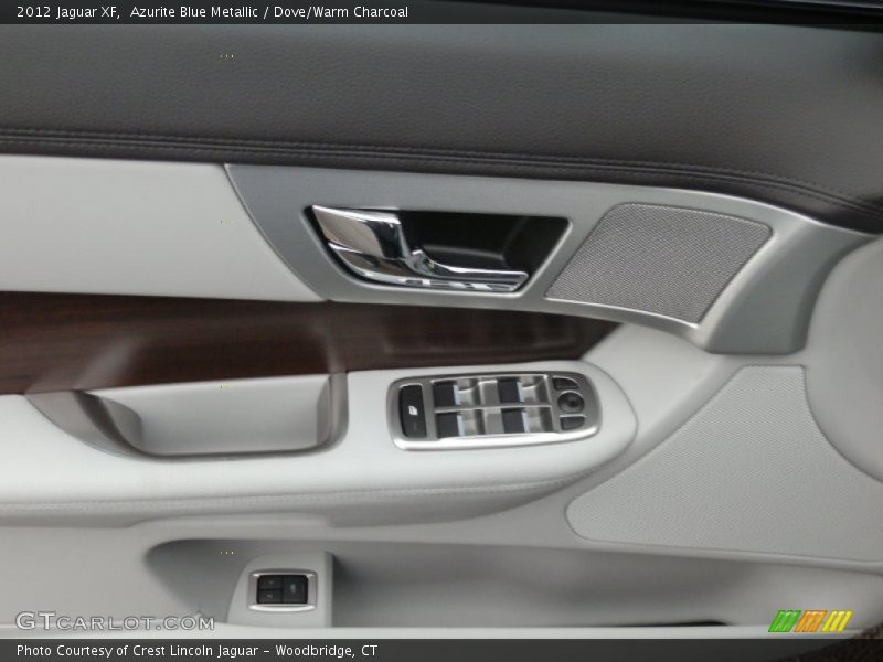 Azurite Blue Metallic / Dove/Warm Charcoal 2012 Jaguar XF