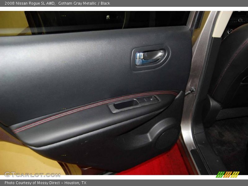 Gotham Gray Metallic / Black 2008 Nissan Rogue SL AWD