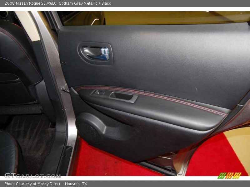 Gotham Gray Metallic / Black 2008 Nissan Rogue SL AWD