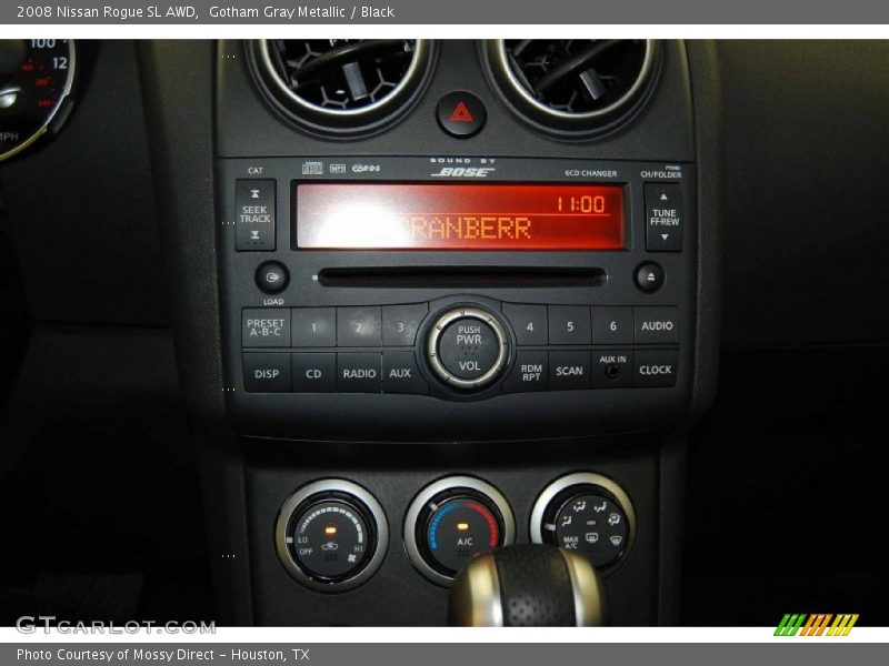 Gotham Gray Metallic / Black 2008 Nissan Rogue SL AWD